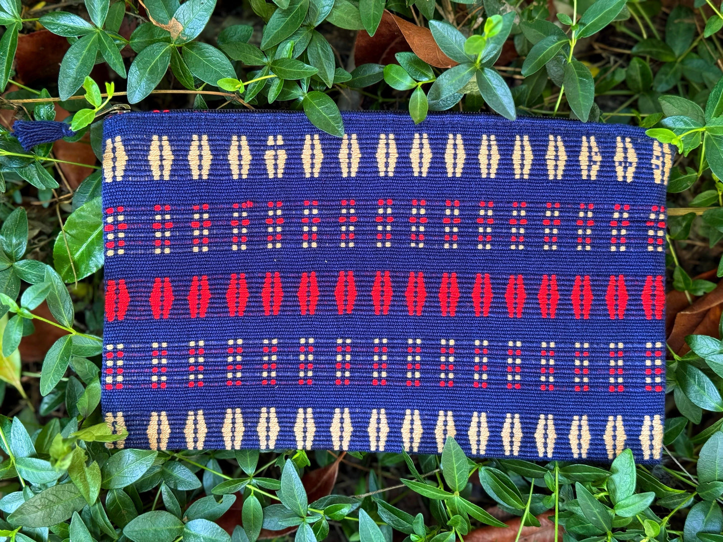Indigo &amp; Rot - Sommer Clutch