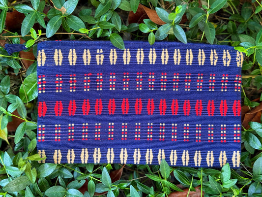 Indigo & Red - Summer Clutch