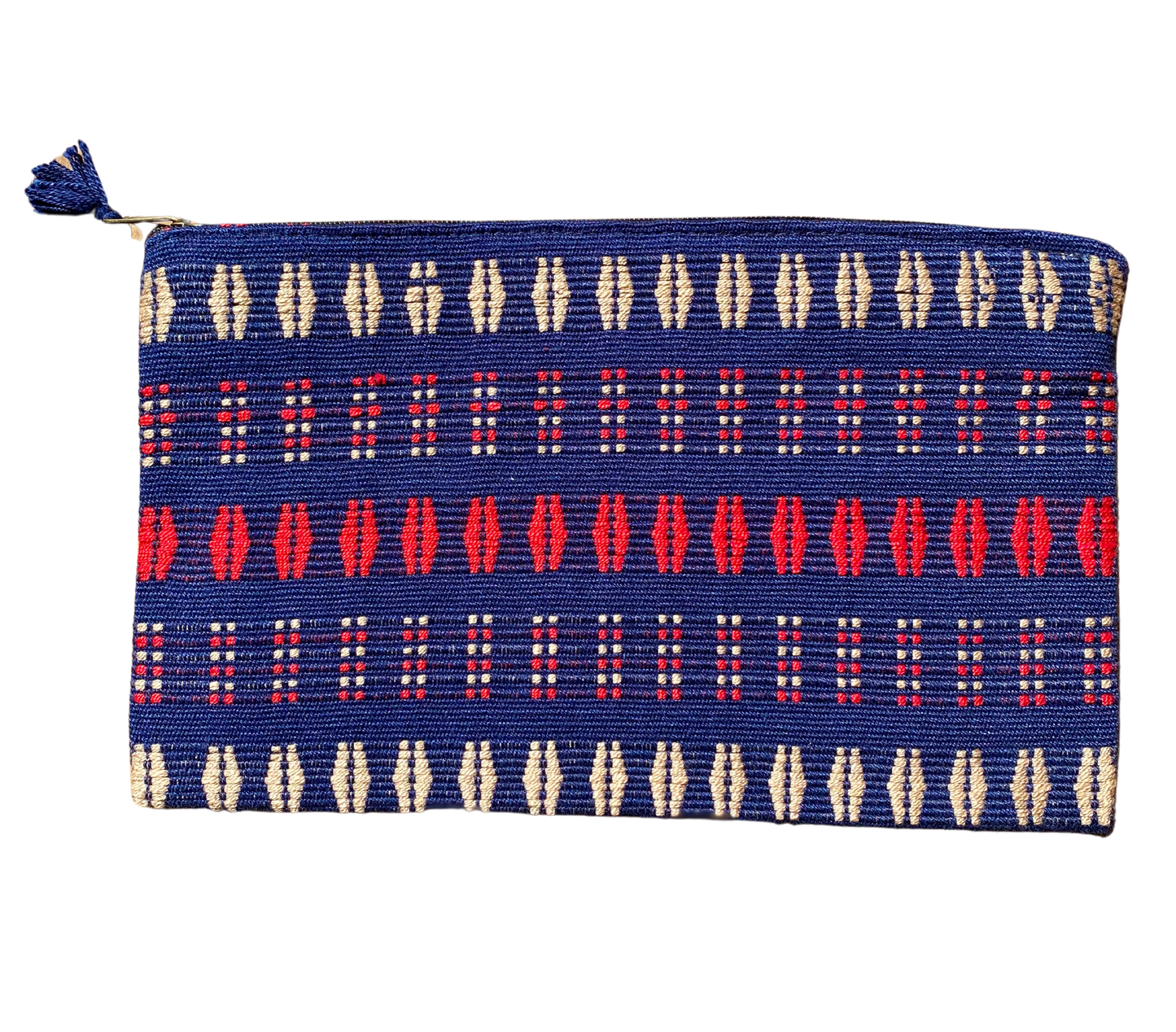Indigo &amp; Rot - Sommer Clutch
