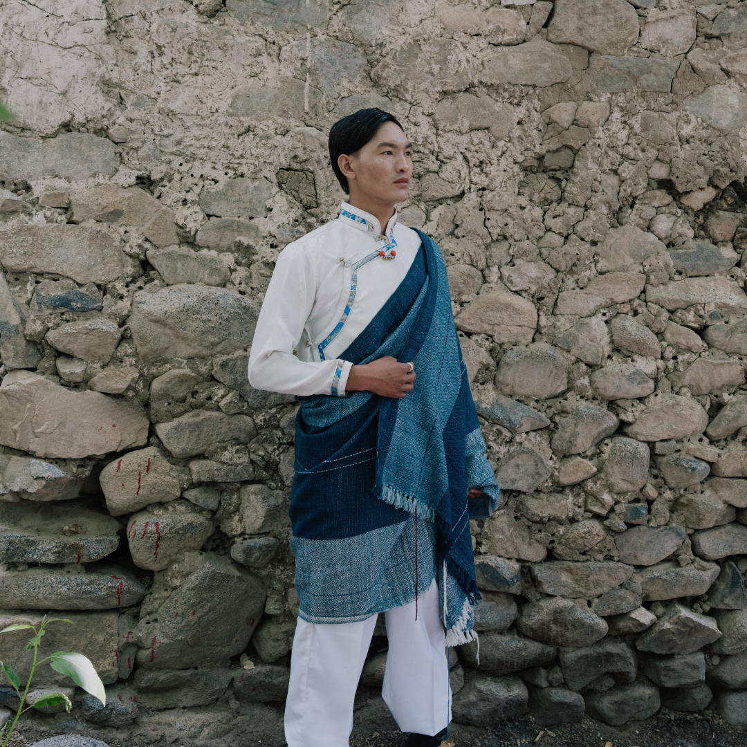 Pashmina Shawl - Indigo