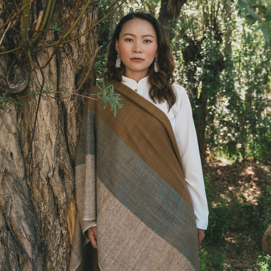 Pashmina Shawl - Meadow