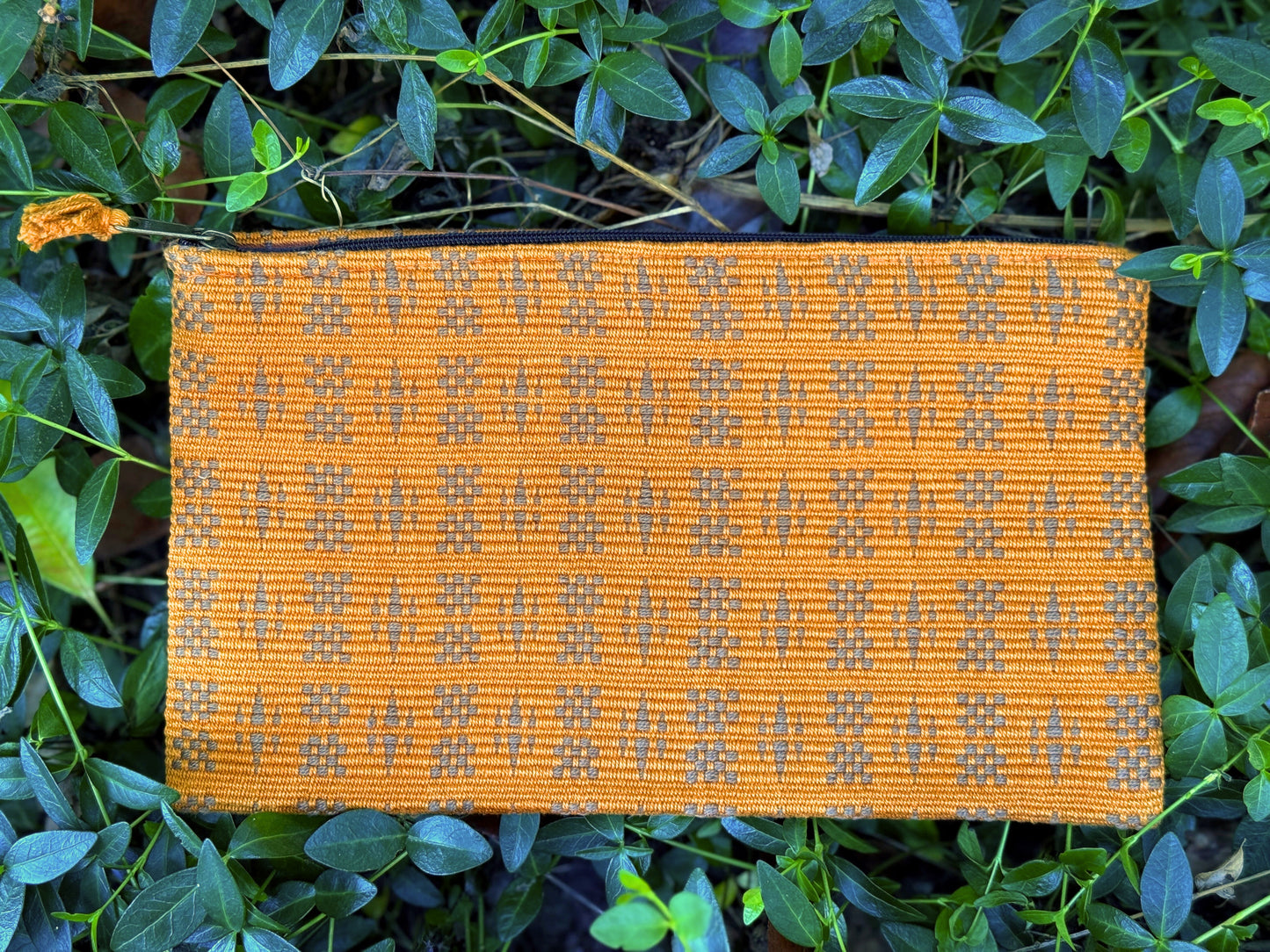 Yellow & Grey -  Summer Clutch