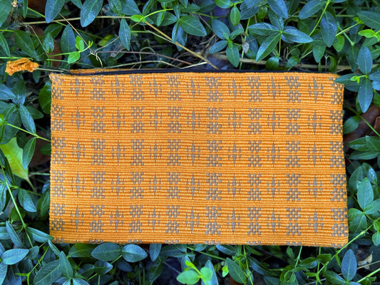 Yellow & Grey -  Summer Clutch
